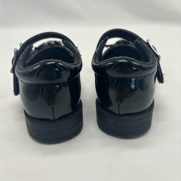 Sugar patent black formal toddler shoes size 7 - Picture 6 of 9